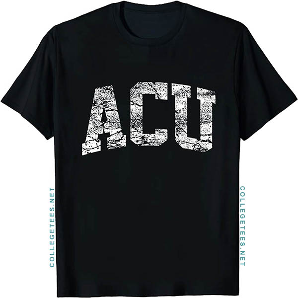 ACU Arch Vintage Retro College Athletic Sports T-Shirt