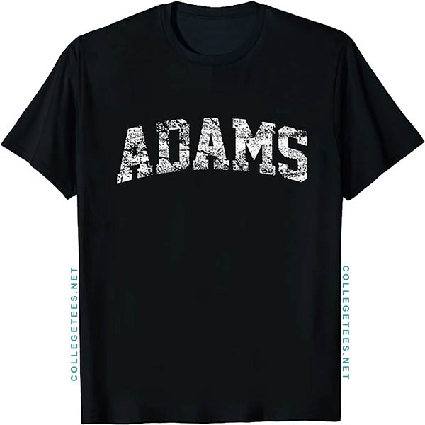 Adams Arch Vintage Retro College Athletic Sports T-Shirt