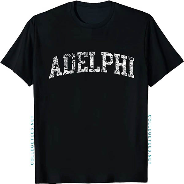 Adelphi Arch Vintage Retro College Athletic Sports T-Shirt