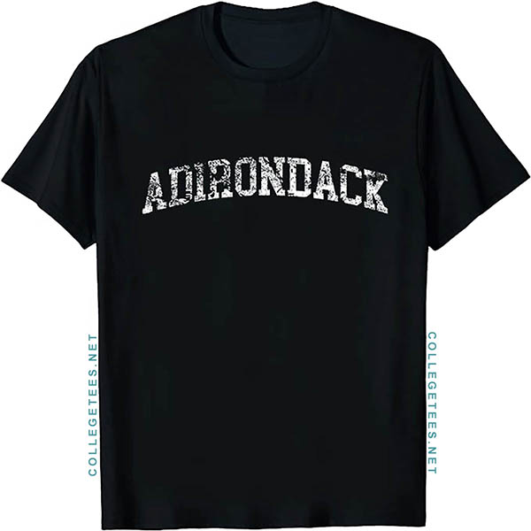 Adirondack Arch Vintage Retro College Athletic Sports T-Shirt
