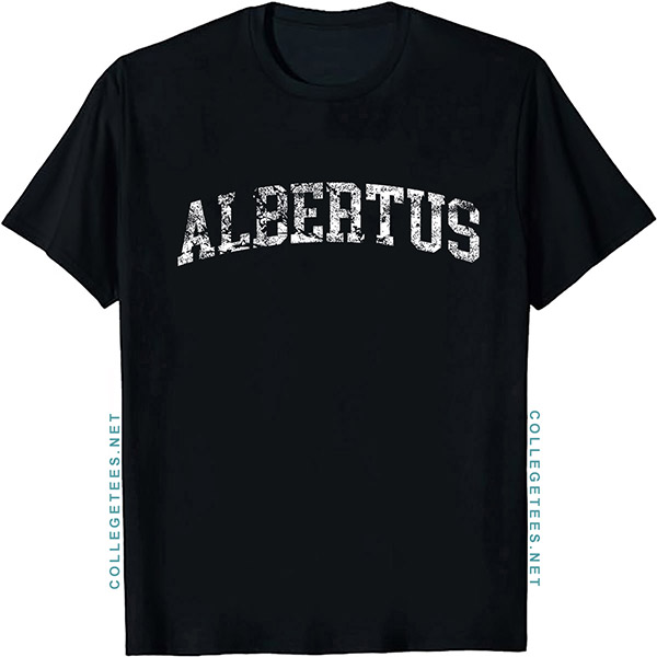 Albertus Arch Vintage Retro College Athletic Sports T-Shirt