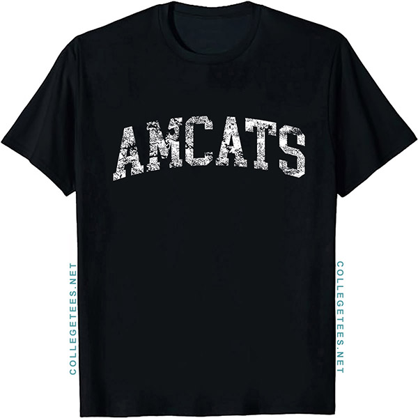 AMCats Arch Vintage Retro College Athletic Sports T-Shirt