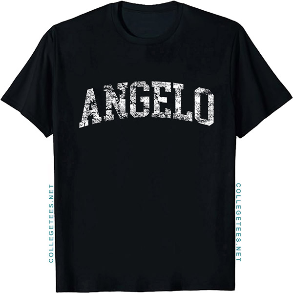 Angelo Arch Vintage Retro College Athletic Sports T-Shirt