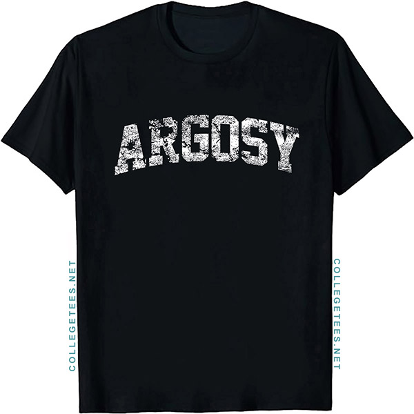 Argosy Arch Vintage Retro College Athletic Sports T-Shirt