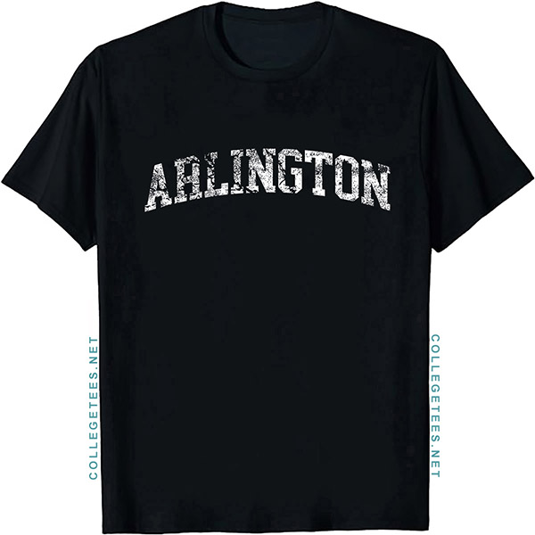 Arlington Arch Vintage Retro College Athletic Sports T-Shirt