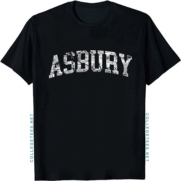 Asbury Arch Vintage Retro College Athletic Sports T-Shirt