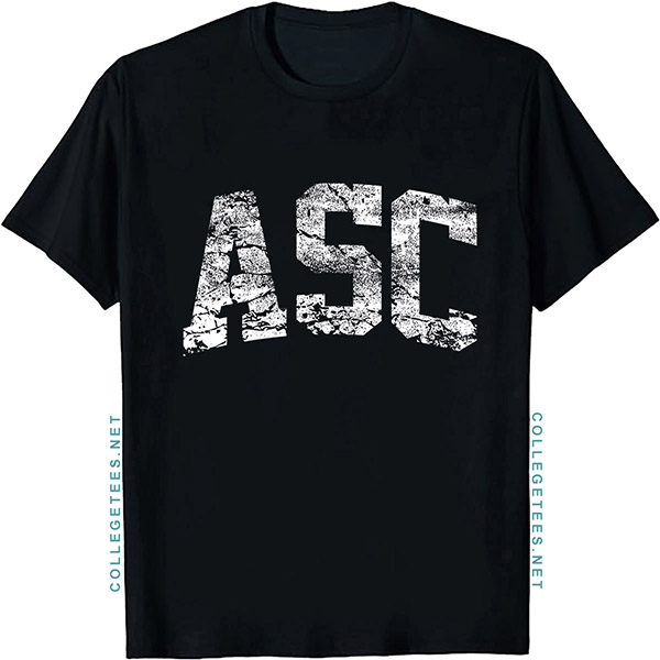 ASC Arch Vintage Retro College Athletic Sports T-Shirt