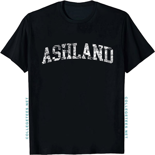 Ashland Arch Vintage Retro College Athletic Sports T-Shirt