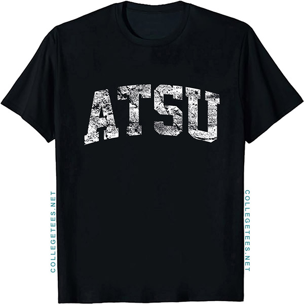 ATSU Arch Vintage Retro College Athletic Sports T-Shirt