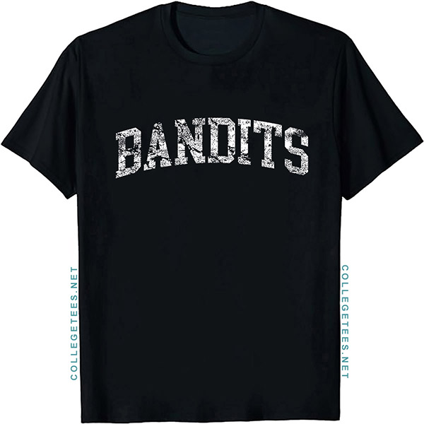 Bandits Arch Vintage Retro College Athletic Sports T-Shirt