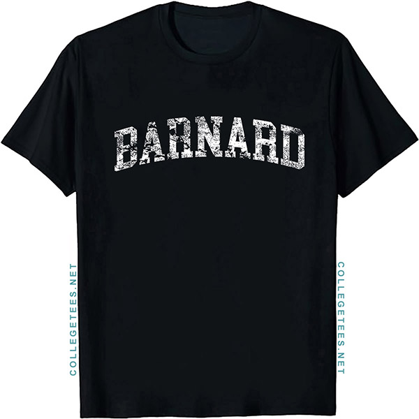 Barnard Arch Vintage Retro College Athletic Sports T-Shirt