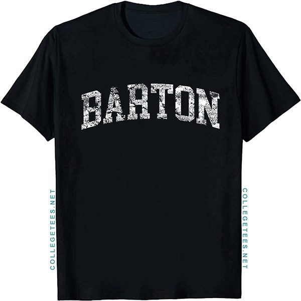 Barton Arch Vintage Retro College Athletic Sports T-Shirt