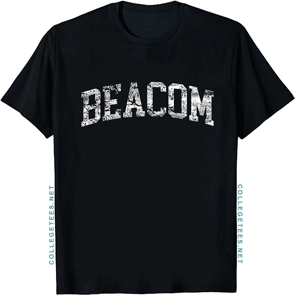 Beacom Arch Vintage Retro College Athletic Sports T-Shirt