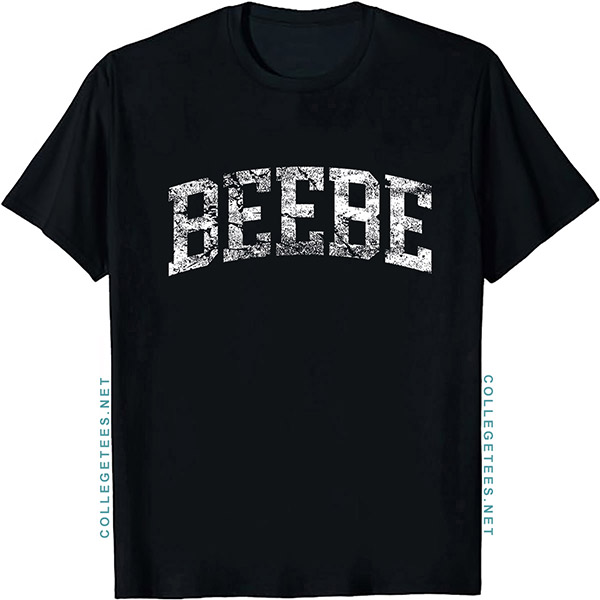 Beebe Arch Vintage Retro College Athletic Sports T-Shirt