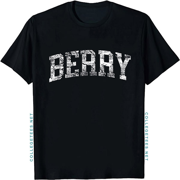 Berry Arch Vintage Retro College Athletic Sports T-Shirt