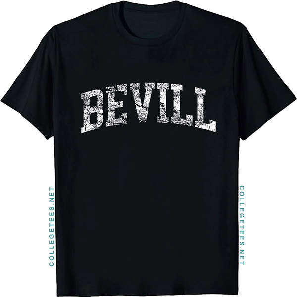 Bevill Arch Vintage Retro College Athletic Sports T-Shirt