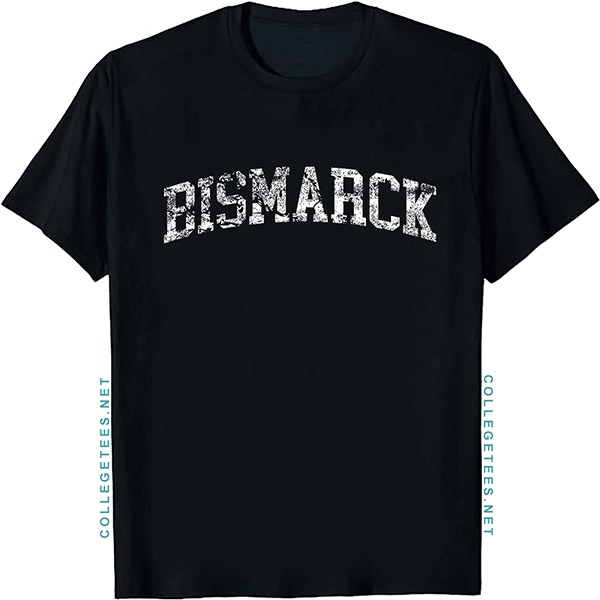 Bismarck Arch Vintage Retro College Athletic Sports T-Shirt