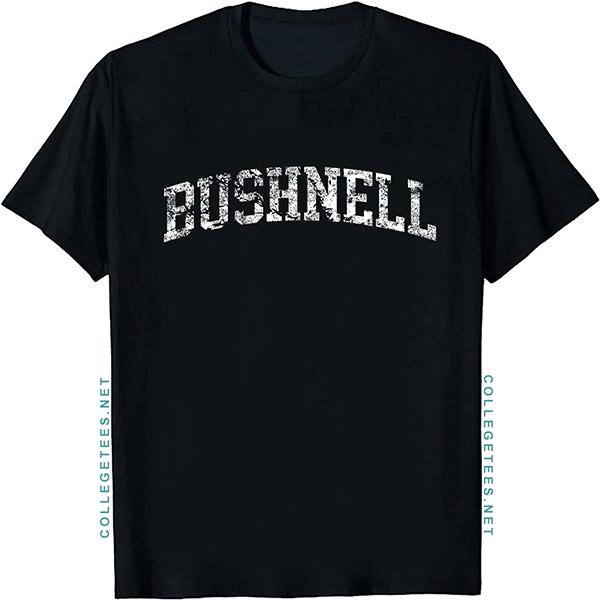 Bushnell Arch Vintage Retro College Athletic Sports T-Shirt