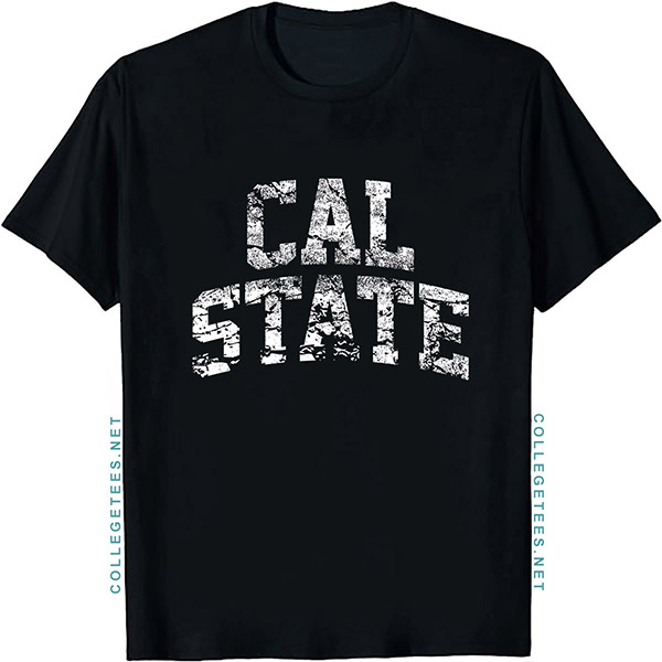 Cal State Arch Vintage Retro College Athletic Sports T-Shirt