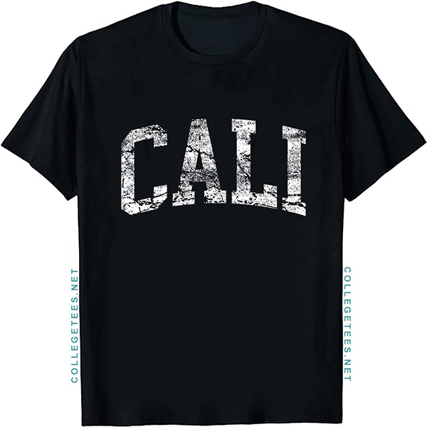 CALI Arch Vintage Retro College Athletic Sports T-Shirt