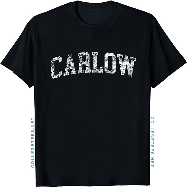 Carlow Arch Vintage Retro College Athletic Sports T-Shirt