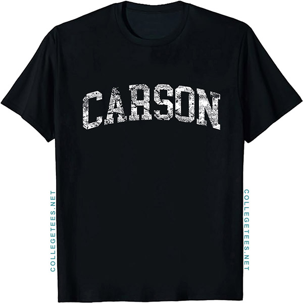 Carson Arch Vintage Retro College Athletic Sports T-Shirt