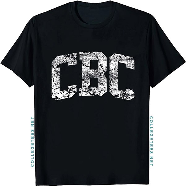 CBC Arch Vintage Retro College Athletic Sports T-Shirt