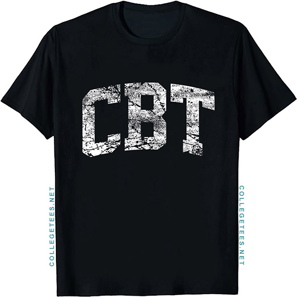 CBT Arch Vintage Retro College Athletic Sports T-Shirt