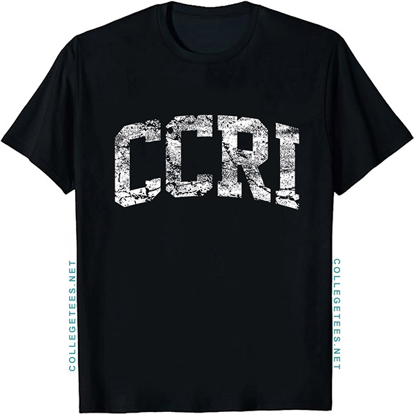CCRI Arch Vintage Retro College Athletic Sports T-Shirt