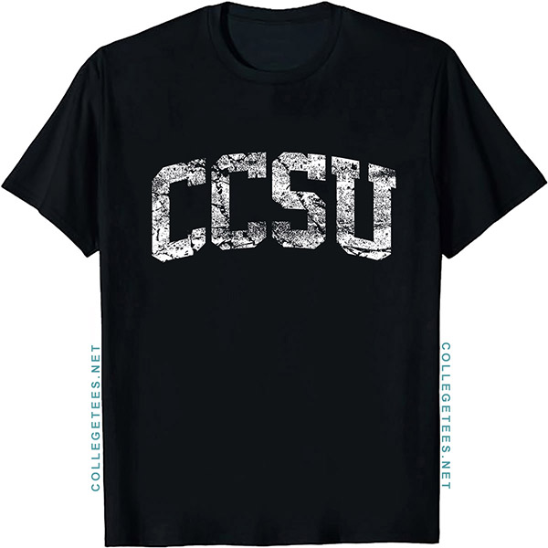 CCSU Arch Vintage Retro College Athletic Sports T-Shirt