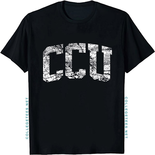 CCU Arch Vintage Retro College Athletic Sports T-Shirt