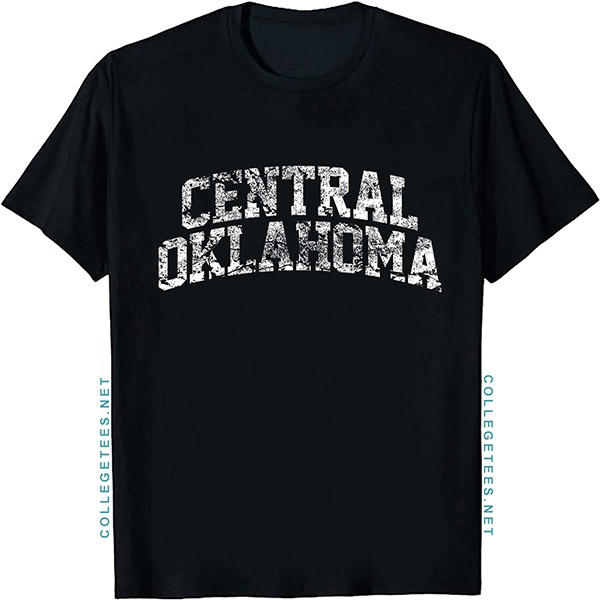 Central Oklahoma Arch Vintage Retro College Athletic Sports T-Shirt