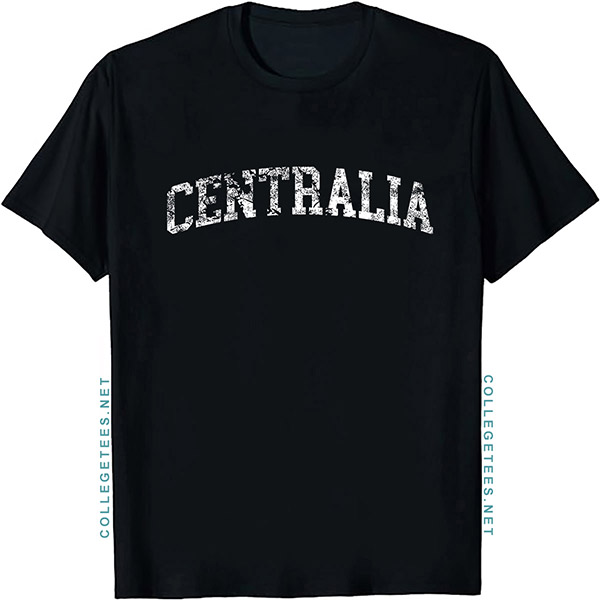 Centralia Arch Vintage Retro College Athletic Sports T-Shirt
