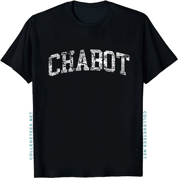 Chabot Arch Vintage Retro College Athletic Sports T-Shirt