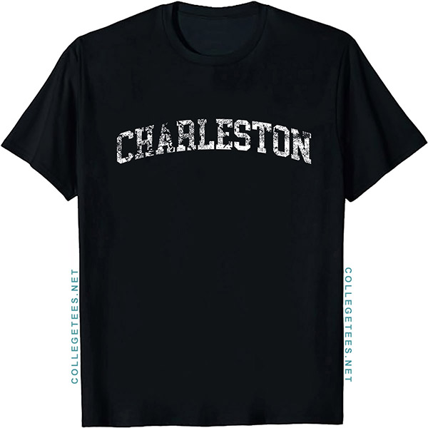 Charleston Arch Vintage Retro College Athletic Sports T-Shirt