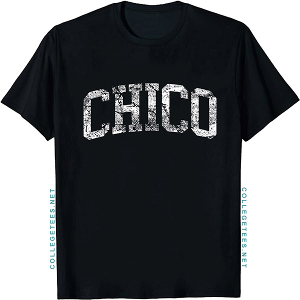 Chico Arch Vintage Retro College Athletic Sports T-Shirt
