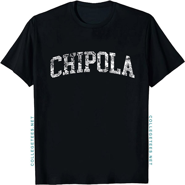 Chipola Arch Vintage Retro College Athletic Sports T-Shirt