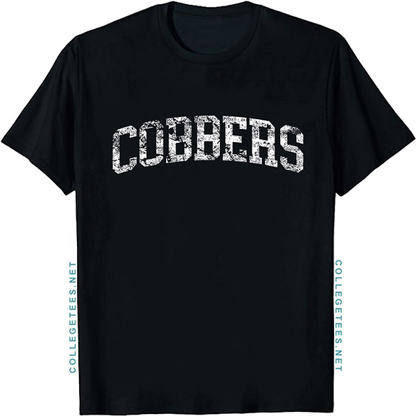 Cobbers Arch Vintage Retro College Athletic Sports T-Shirt