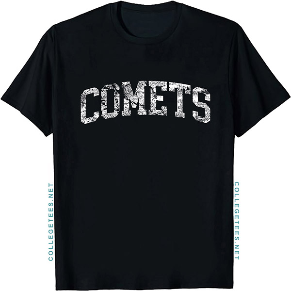 Comets Arch Vintage Retro College Athletic Sports T-Shirt