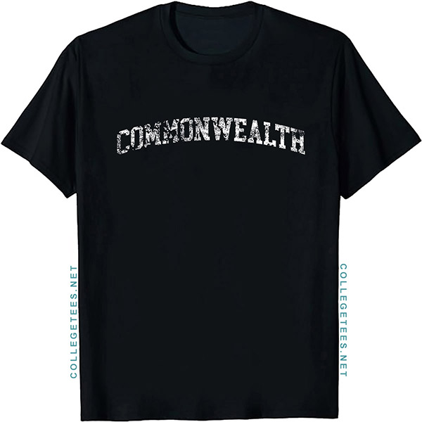 Commonwealth Arch Vintage Retro College Athletic Sports T-Shirt
