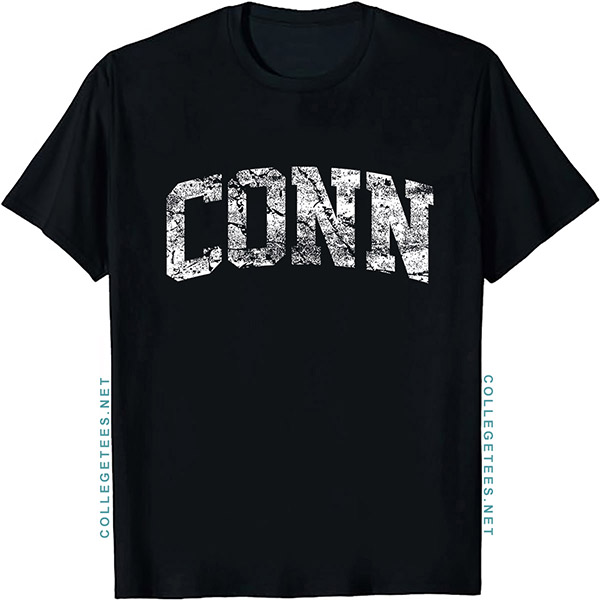 Conn Arch Vintage Retro College Athletic Sports T-Shirt