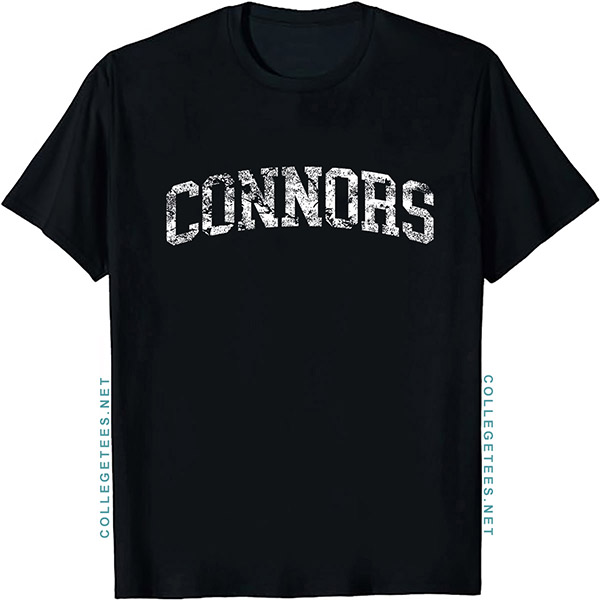 Connors Arch Vintage Retro College Athletic Sports T-Shirt