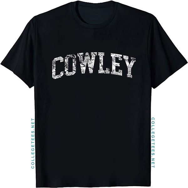Cowley Arch Vintage Retro College Athletic Sports T-Shirt