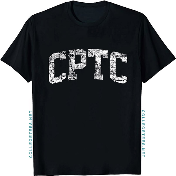 CPTC Arch Vintage Retro College Athletic Sports T-Shirt