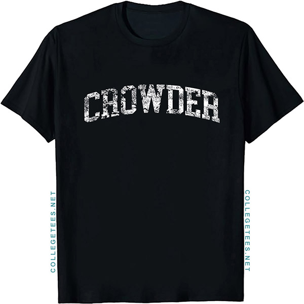 Crowder Arch Vintage Retro College Athletic Sports T-Shirt