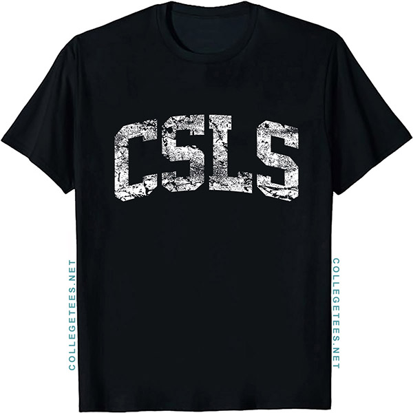 CSLS Arch Vintage Retro College Athletic Sports T-Shirt