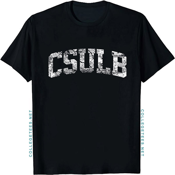 CSULB Arch Vintage Retro College Athletic Sports T-Shirt