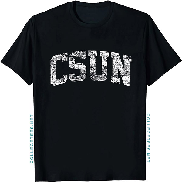 CSUN Arch Vintage Retro College Athletic Sports T-Shirt