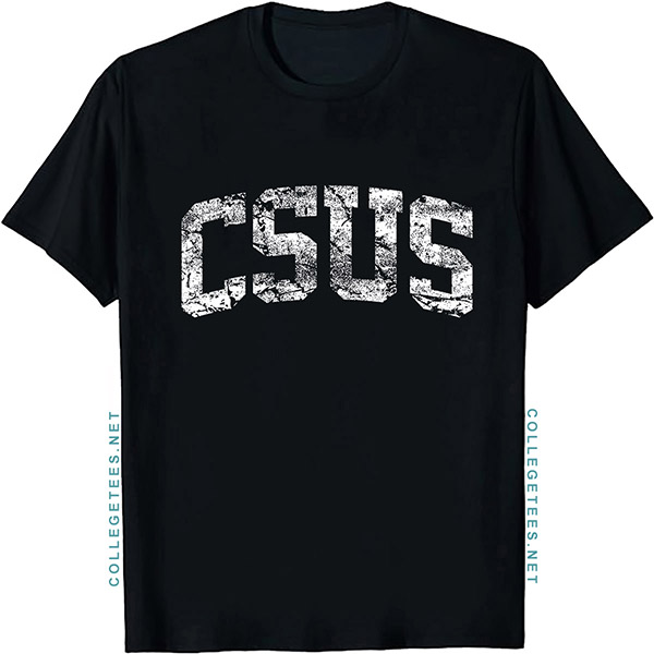 CSUS Arch Vintage Retro College Athletic Sports T-Shirt