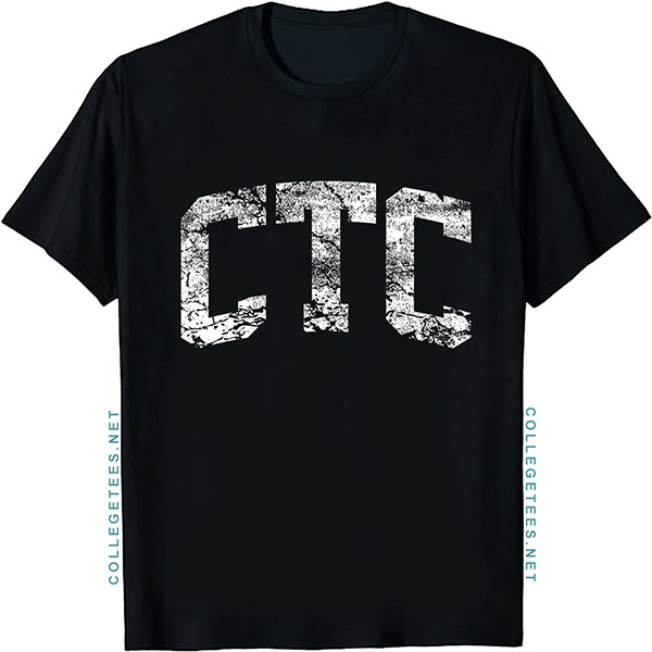 CTC Arch Vintage Retro College Athletic Sports T-Shirt